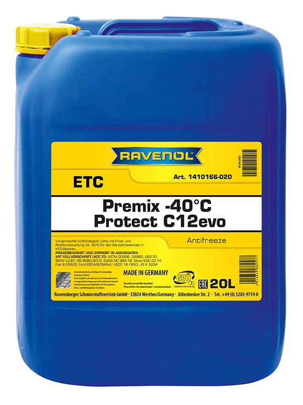 RAVENOL ETC Premix -40°C Protect C12evo