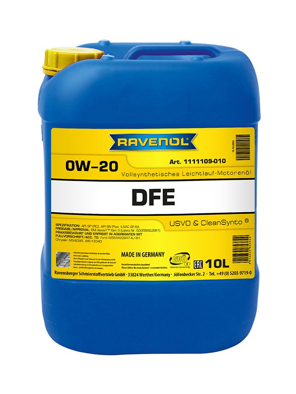 RAVENOL DFE SAE 0W-20