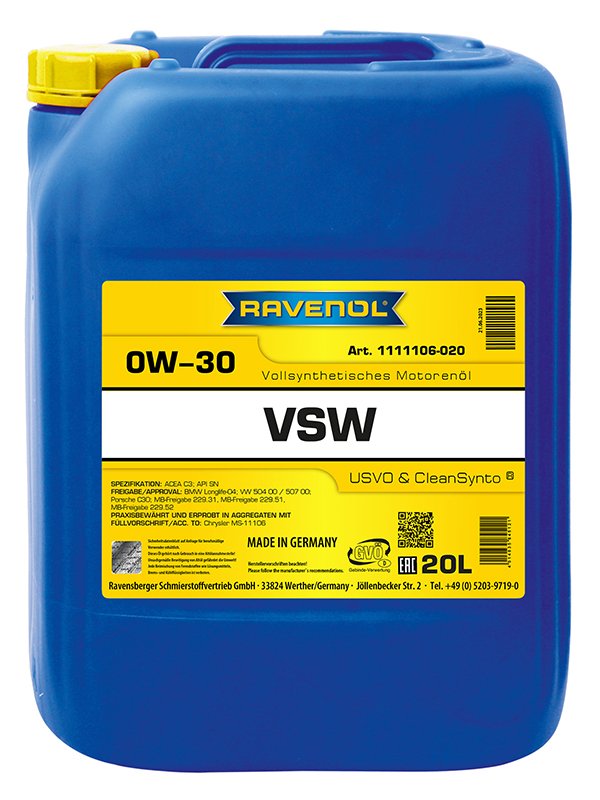 RAVENOL VSW SAE 0W-30
