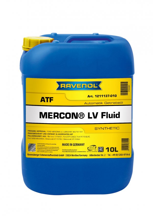 RAVENOL ATF MERCON® LV Fluid