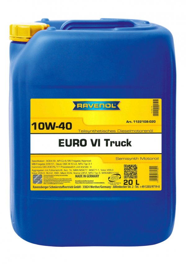 RAVENOL EURO VI Truck SAE 10W-40