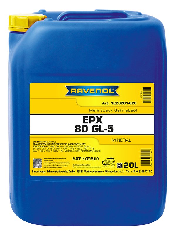 RAVENOL Getriebeoel EPX SAE 80W GL-5
