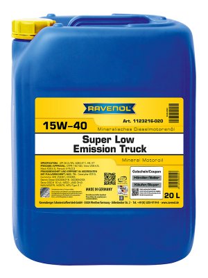 RAVENOL Super Low Emission Truck SAE 15W-40 Image RAVENOL Super Low Emission Truck SAE 15W-40