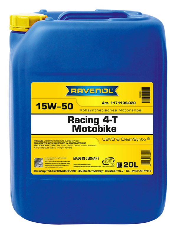 RAVENOL Racing 4-T Motobike SAE 15W-50