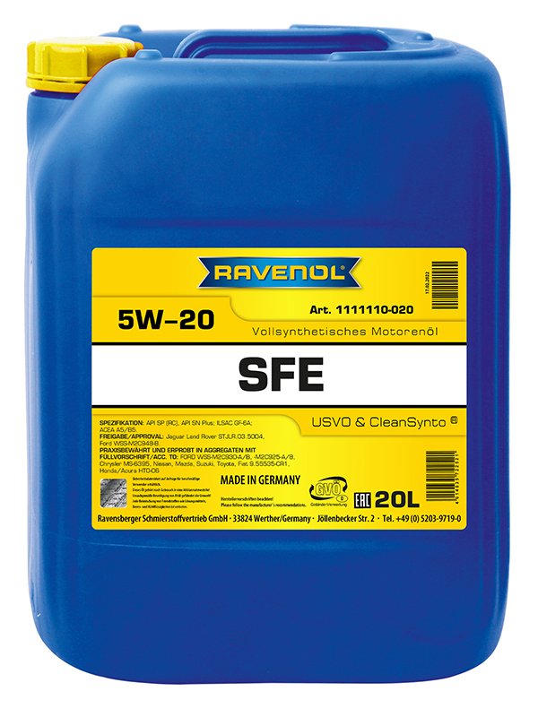 RAVENOL Super Fuel Economy SFE SAE 5W-20