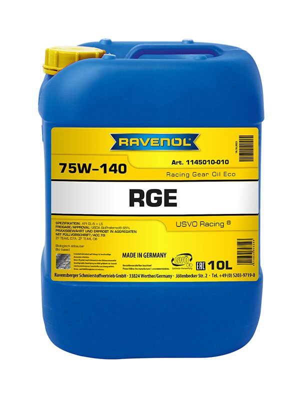 RAVENOL Racing Gear Oil Eco SAE 75W-140