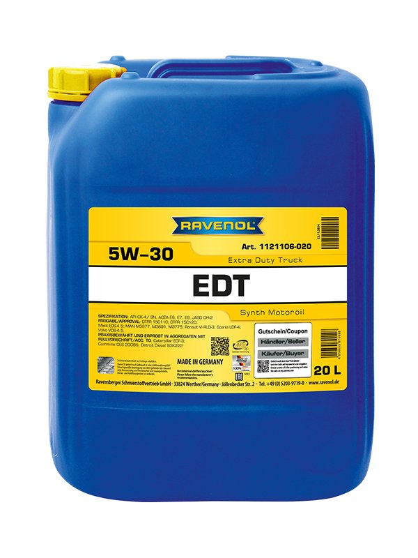 RAVENOL EDT Extra Duty Truck SAE 5W-30