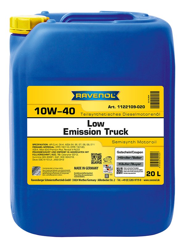 RAVENOL Low Emission Truck SAE 10W-40