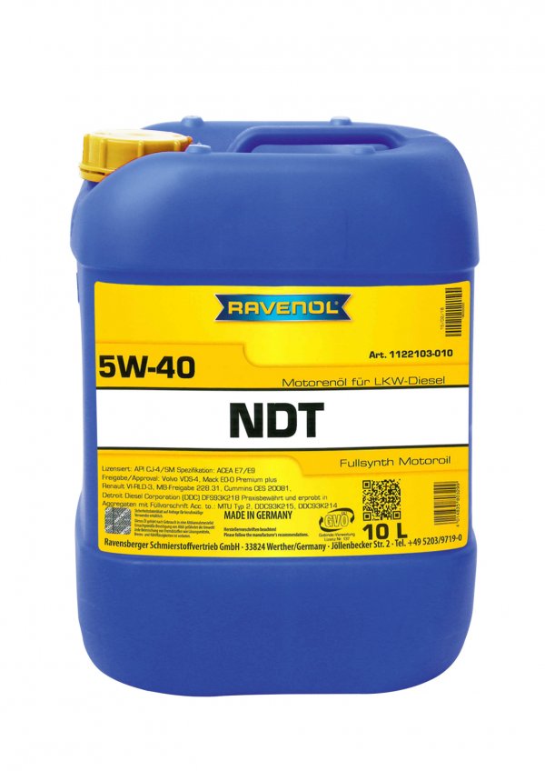 RAVENOL NDT Nord Duty Truck SAE 5W-40