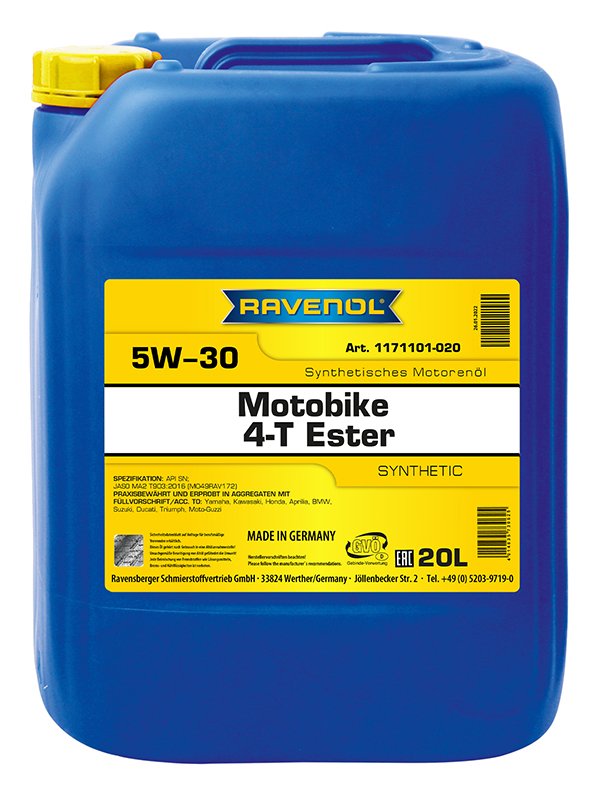 RAVENOL Motobike 4-T Ester SAE 5W-30