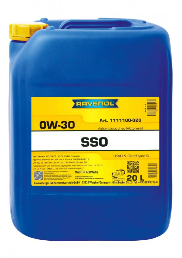 RAVENOL SSO SAE 0W-30