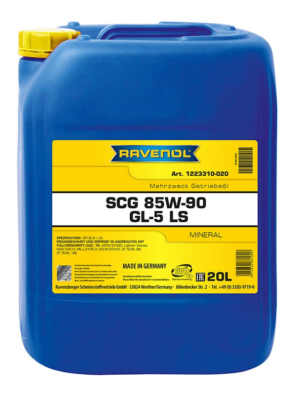 RAVENOL SCG Super Construction Gear 85W-90 GL-5 LS