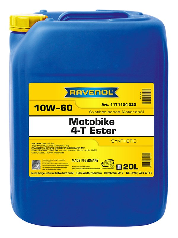 RAVENOL Motobike 4-T Ester SAE 10W-60