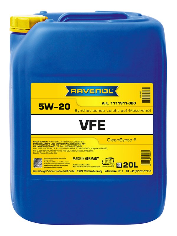 RAVENOL VFE SAE 5W-20