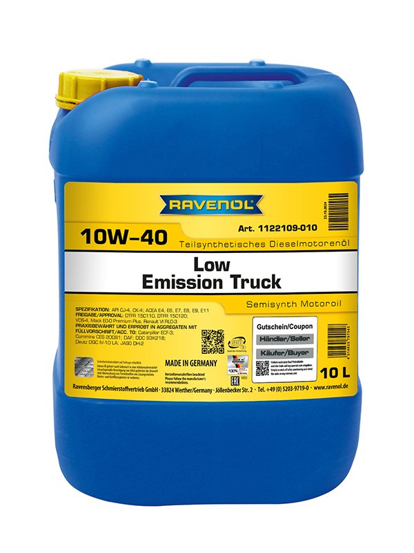 RAVENOL Low Emission Truck SAE 10W-40