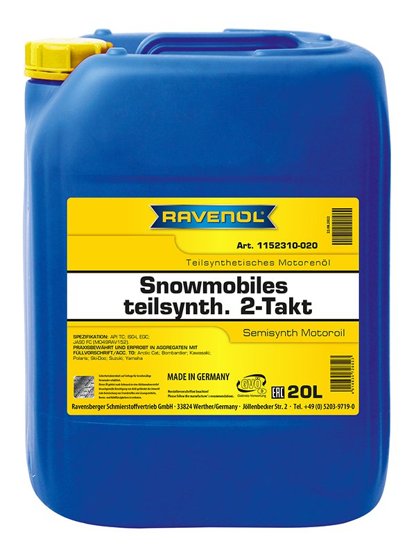 RAVENOL SNOWMOBILES Teilsynth. 2-Takt