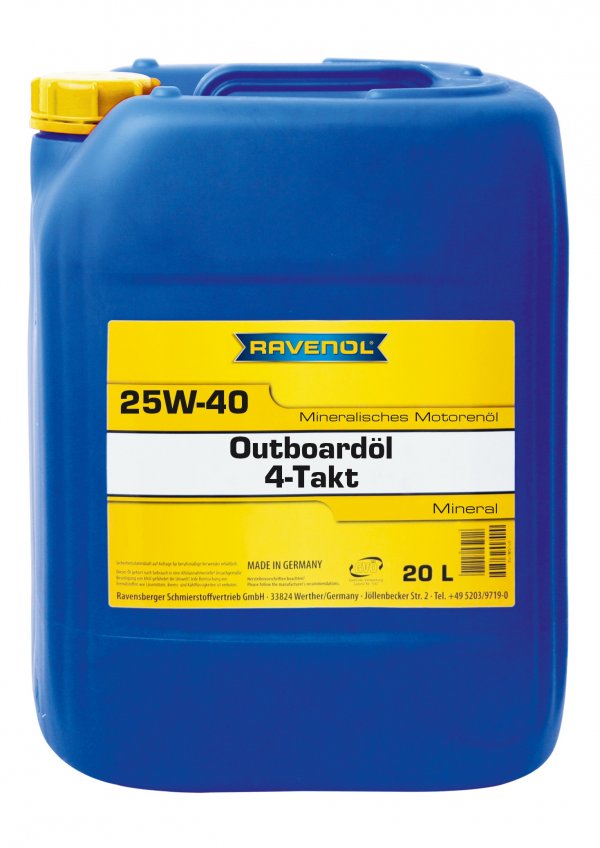 RAVENOL Outboardoel 4T SAE 25W-40