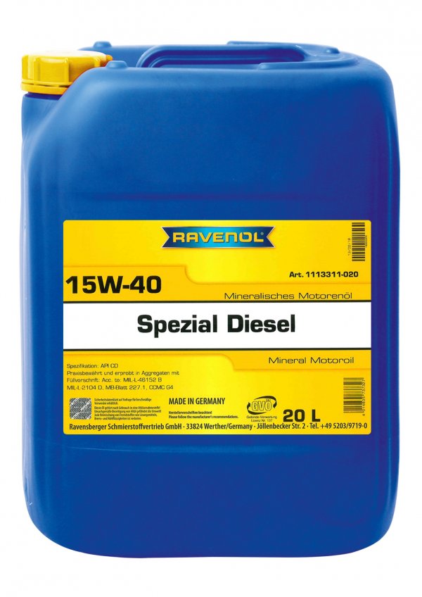 RAVENOL Spezial Diesel SAE 15W-40