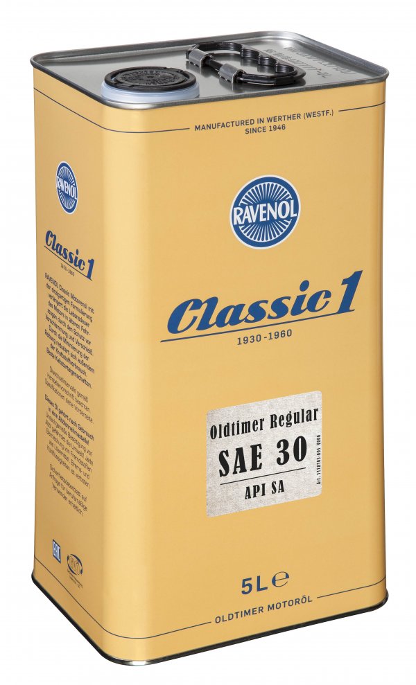 RAVENOL Oldtimer Regular SAE 30 API SA