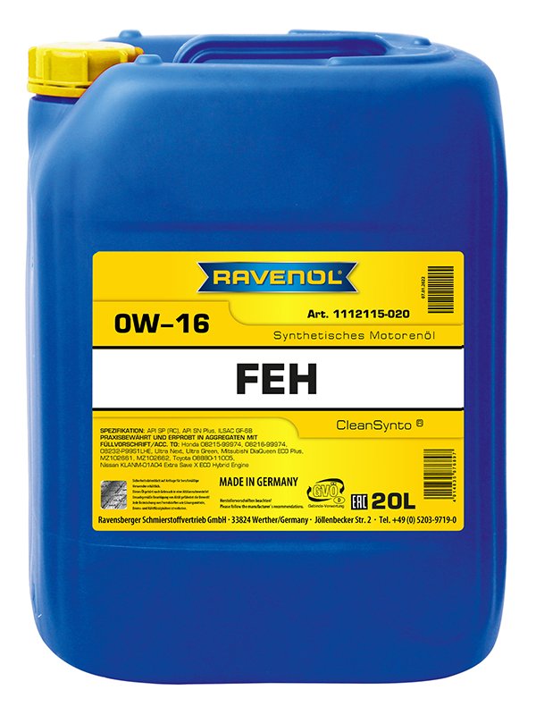 RAVENOL FEH SAE 0W-16