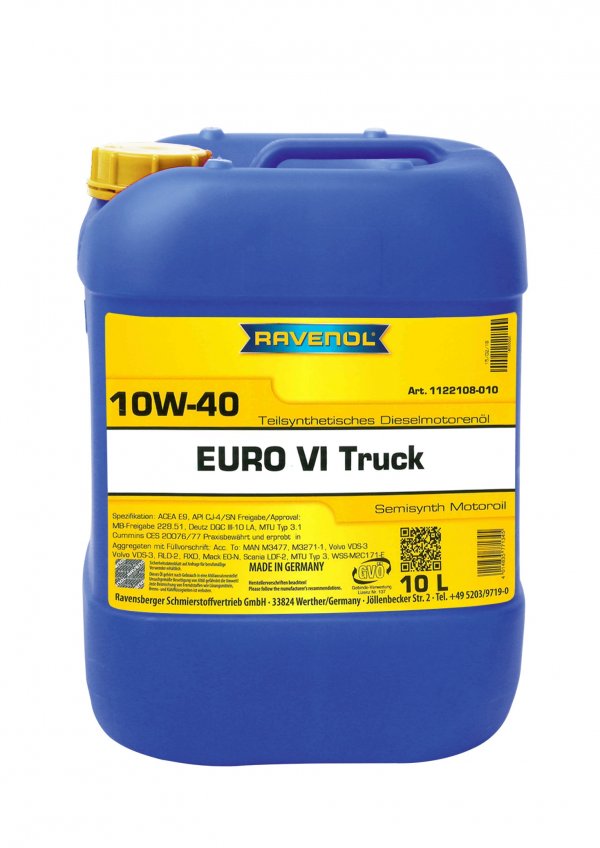 RAVENOL EURO VI Truck SAE 10W-40