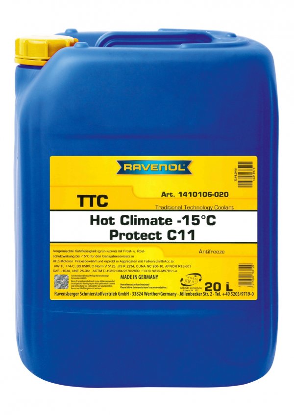 RAVENOL TTC Hot Climate -15°C Protect C11