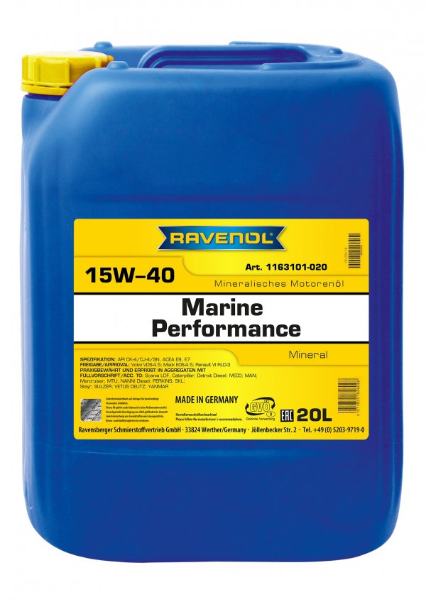 RAVENOL MARINE Performance SAE 15W-40