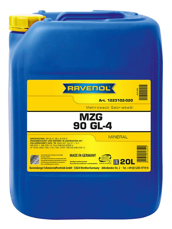 RAVENOL Getriebeoel MZG SAE 90 GL-4