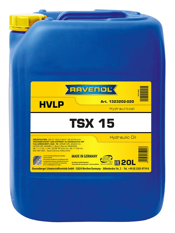 RAVENOL Hydraulikoel TSX 15 (HVLP)
