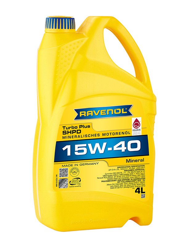 RAVENOL Turbo plus SHPD SAE 15W-40