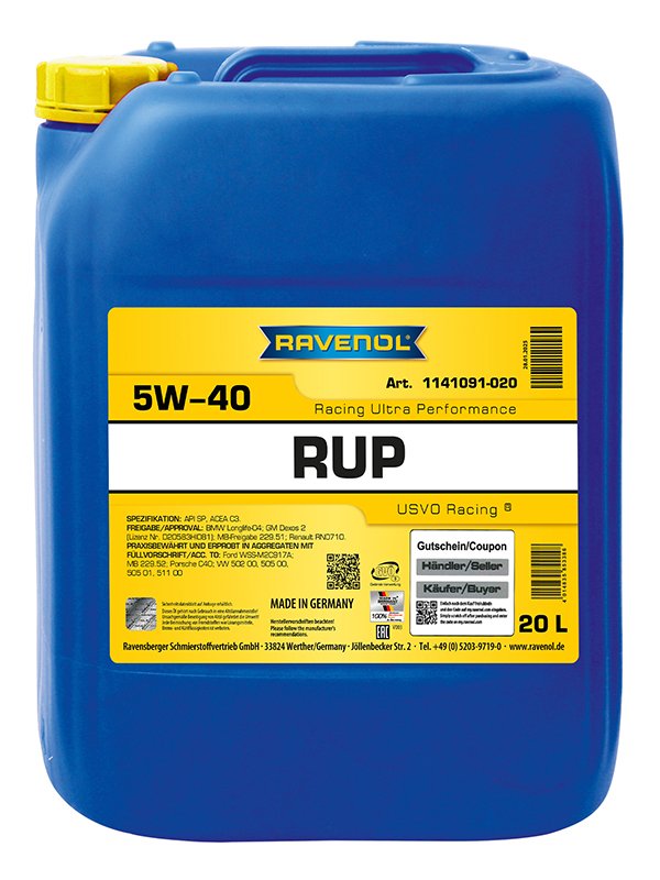 RAVENOL RUP Racing Ultra Performance SAE 5W-40
