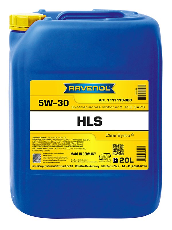 RAVENOL HLS SAE 5W-30
