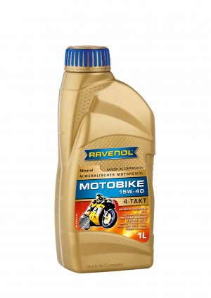 RAVENOL Motobike 4-T Mineral SAE 15W-40 Image RAVENOL Motobike 4-T Mineral SAE 15W-40