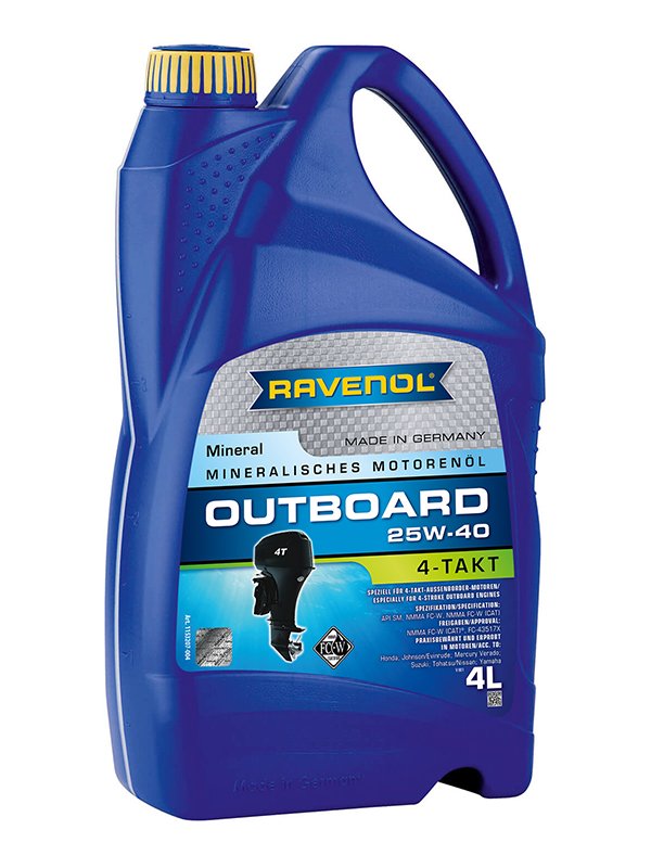 RAVENOL Outboardoel 4T SAE 25W-40