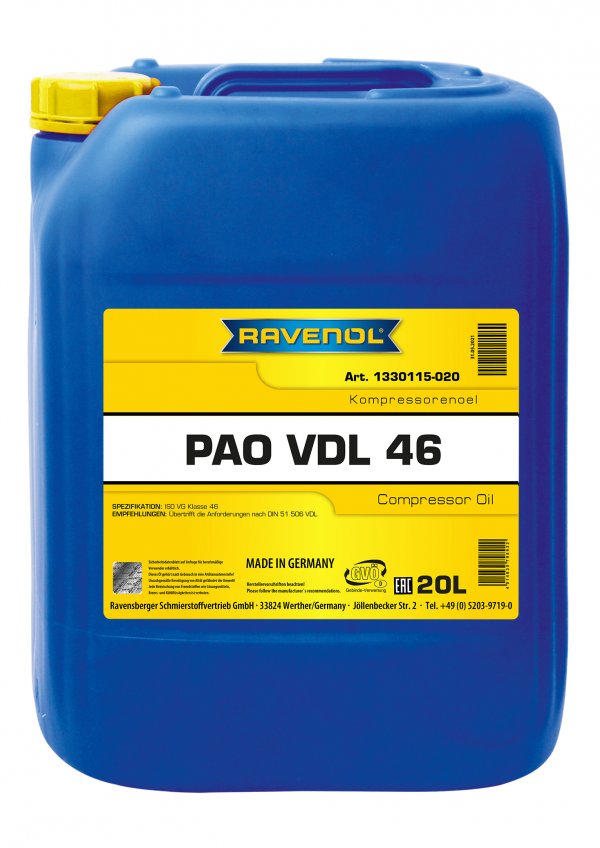 RAVENOL Kompressorenoel PAO VDL 46
